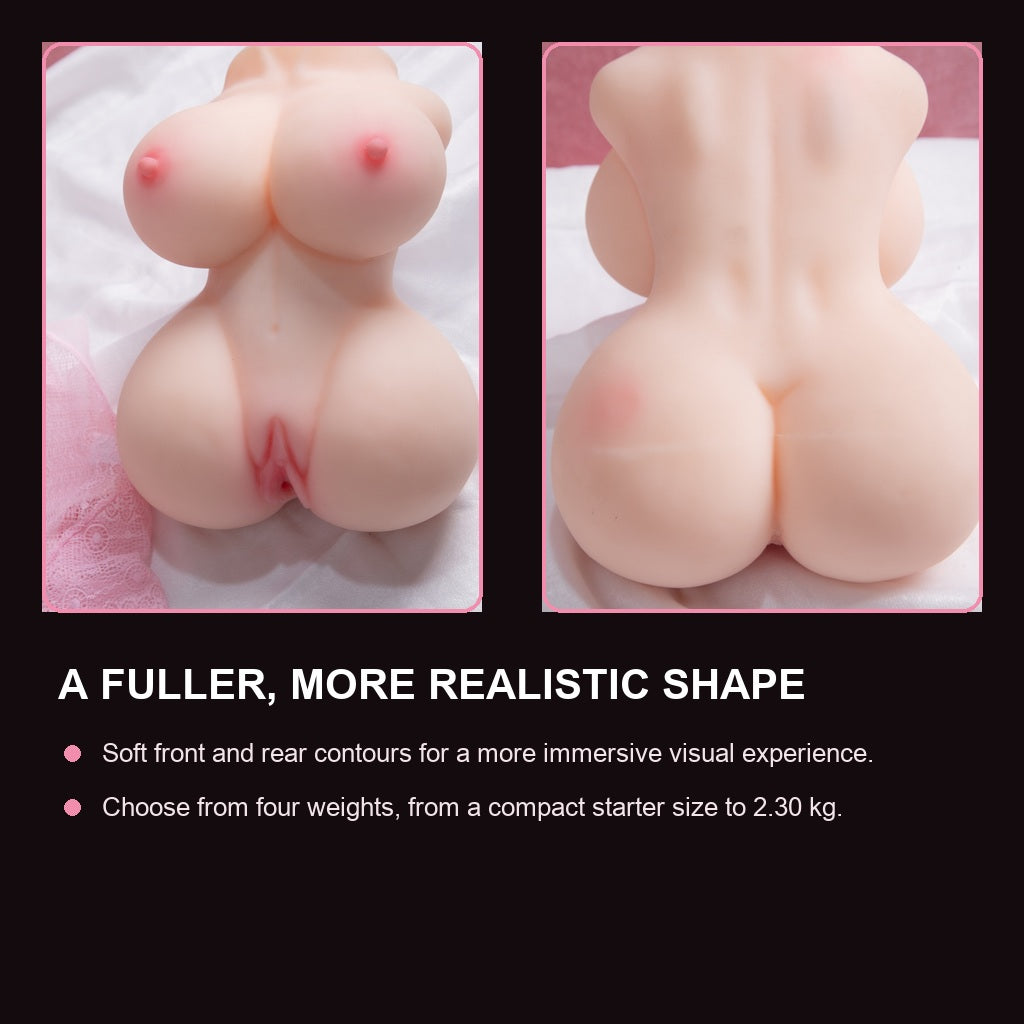 Soft Bust Realistic Torso Masturbator – 4 Weights