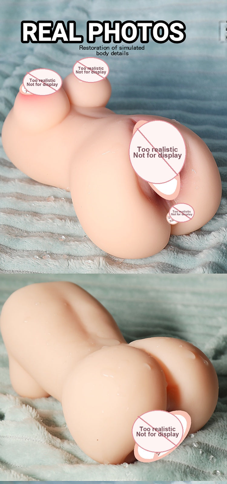 Passion Mini Torso Three-Entry Masturbator
