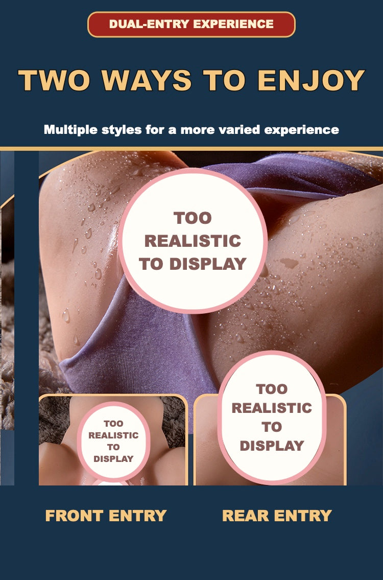 Butterfly Hips Realistic Dual-Entry Masturbator