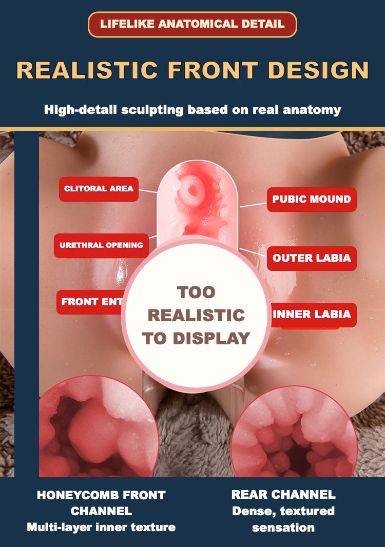 Butterfly Hips Realistic Dual-Entry Masturbator