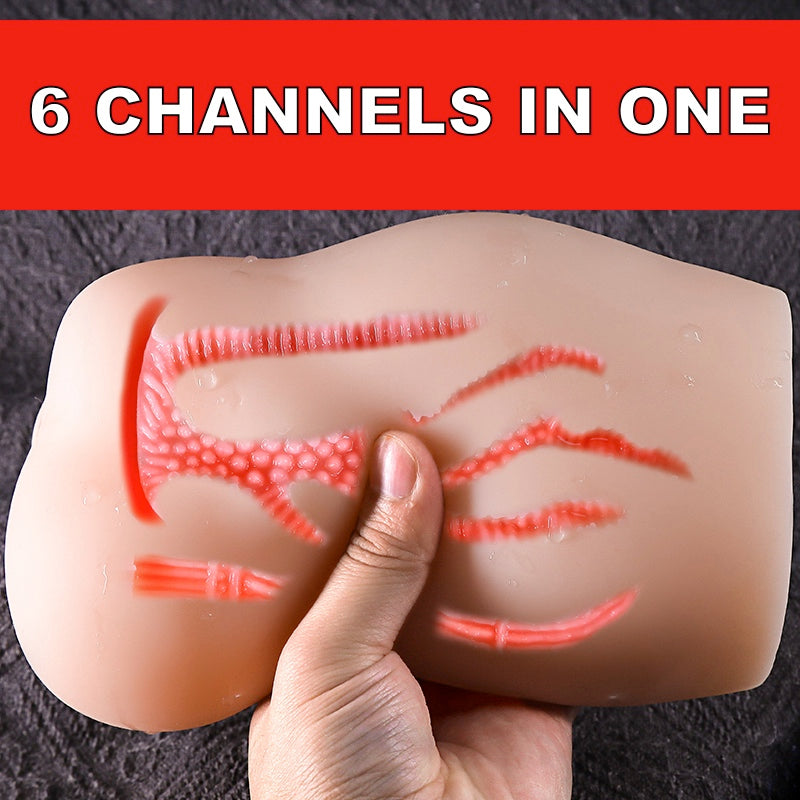 Six Sensations Six-Channel Textured Masturbator