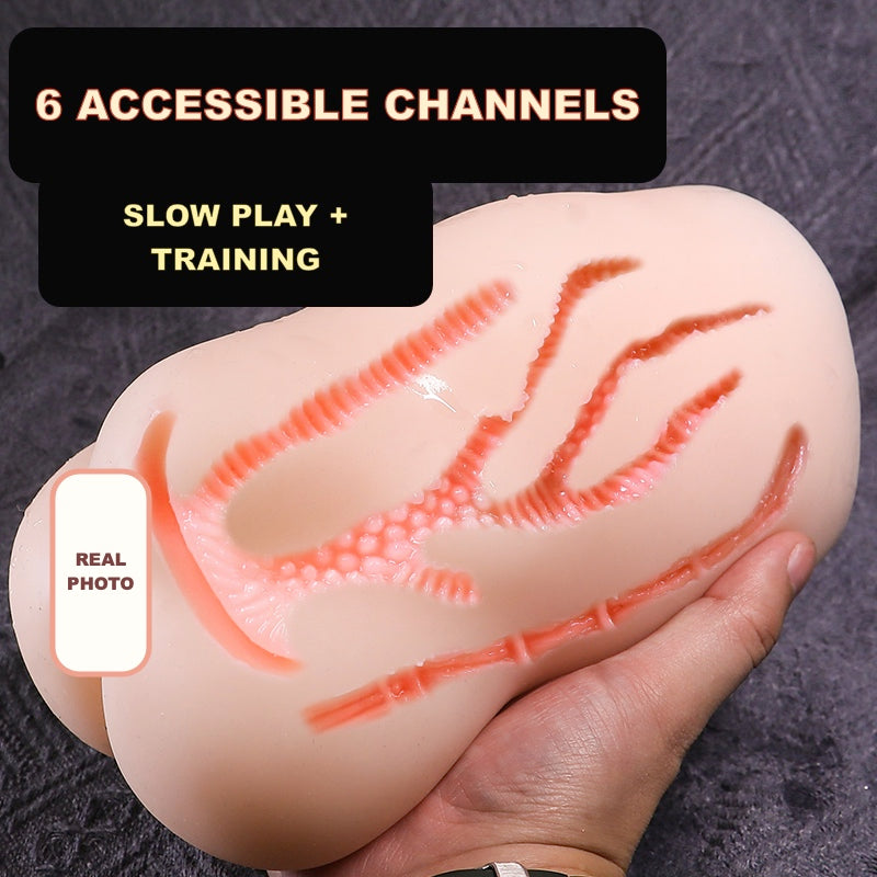 Six Sensations Six-Channel Textured Masturbator