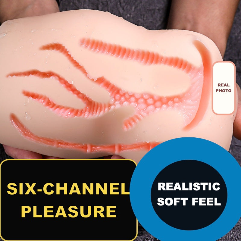 Six Sensations Six-Channel Textured Masturbator