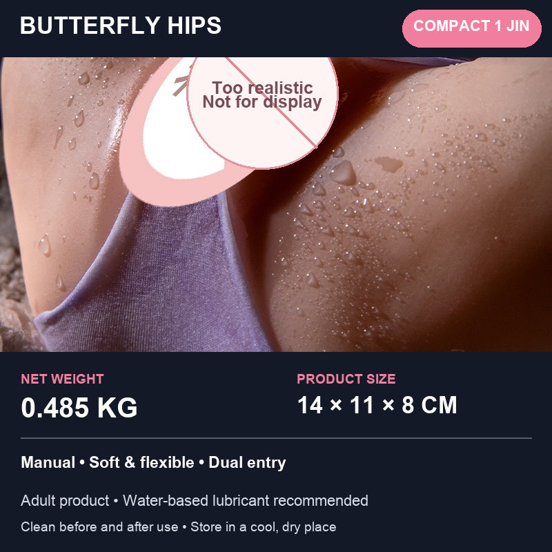 Butterfly Hips Realistic Dual-Entry Masturbator