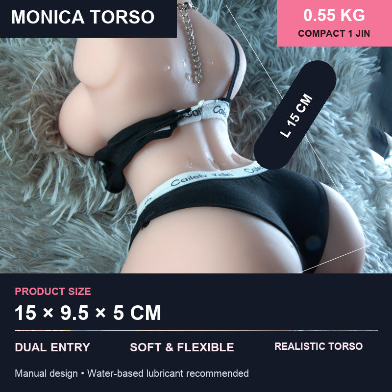 Monica Realistic Torso Masturbator – Dual Entry