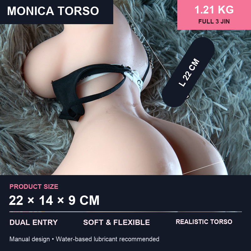 Monica Realistic Torso Masturbator – Dual Entry