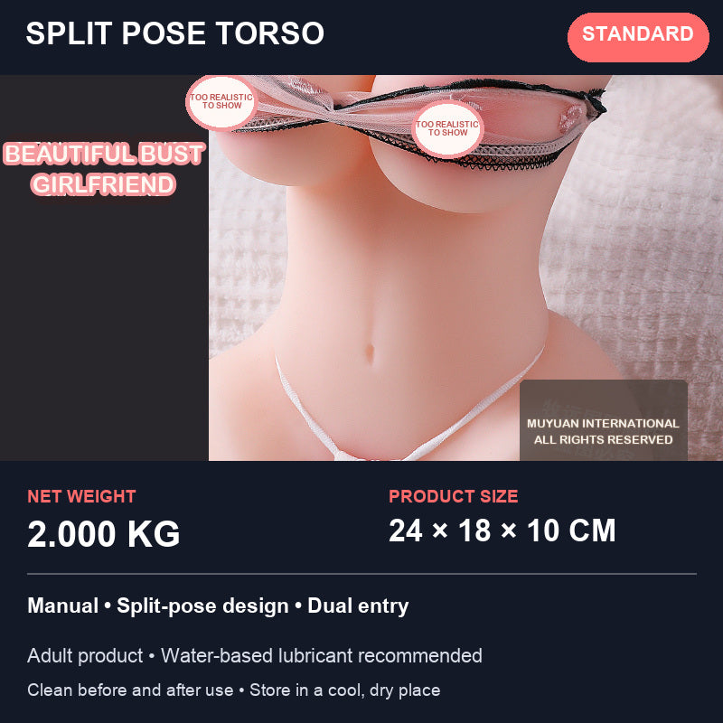 Split Pose Torso Masturbator – Standard & Heated